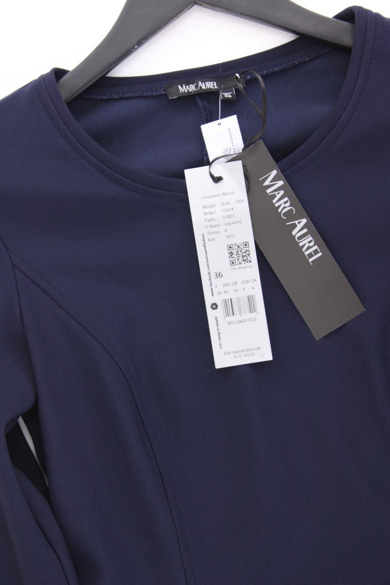 Marc Aurel Etuikleid Gr. 36 neu mit Etikett Langarm blau aus Polyester