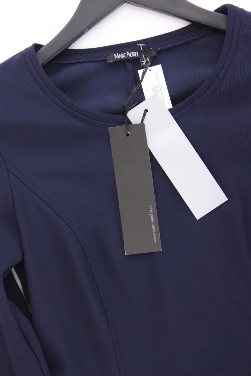 Marc Aurel Etuikleid Gr. 36 neu mit Etikett Langarm blau aus Polyester