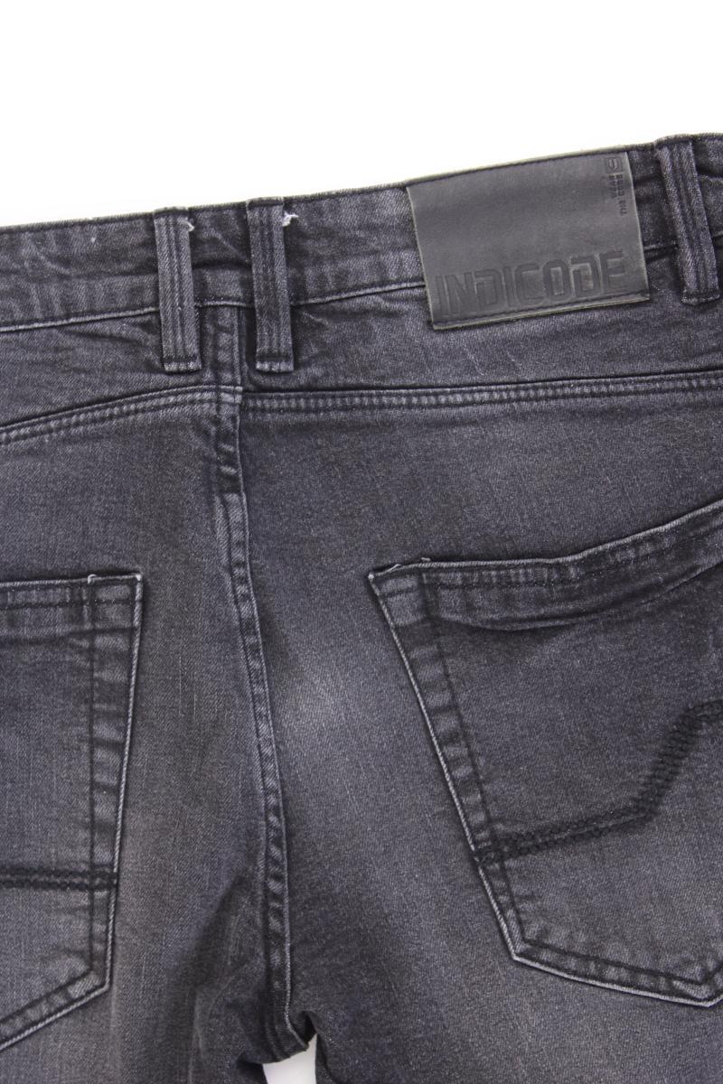 Indicode Jeansshorts für Herren Gr. L grau aus Baumwolle