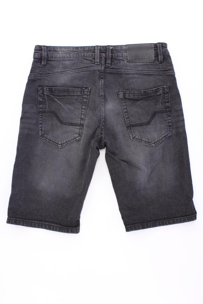 Indicode Jeansshorts für Herren Gr. L grau aus Baumwolle