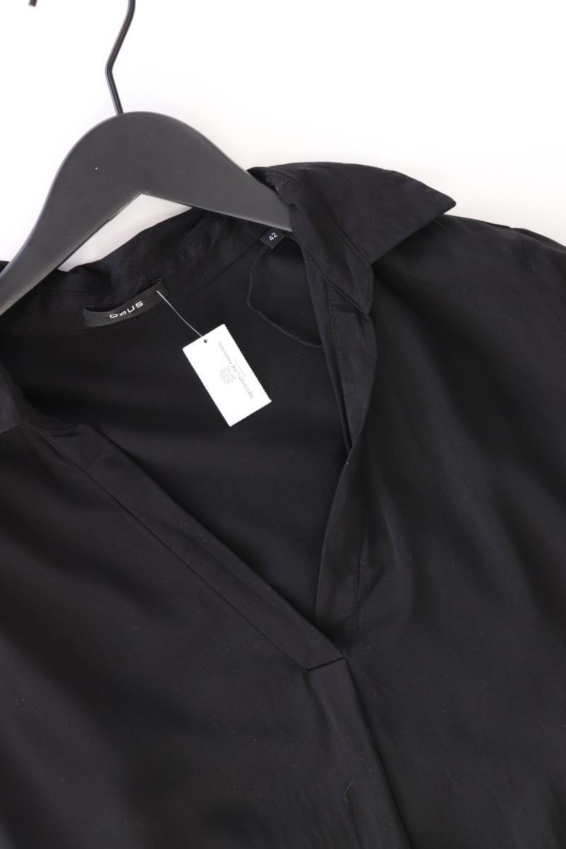Opus Bluse "Fangi" Gr. 42 Langarm schwarz aus Viskose