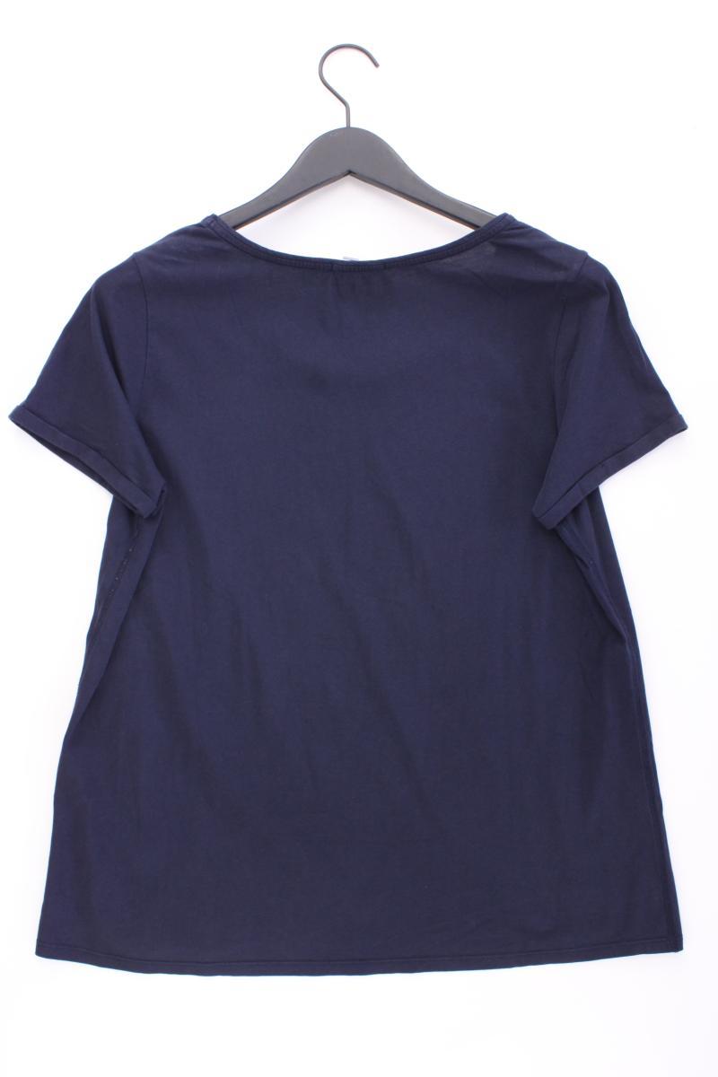 Cecil Printshirt Gr. L Kurzarm blau