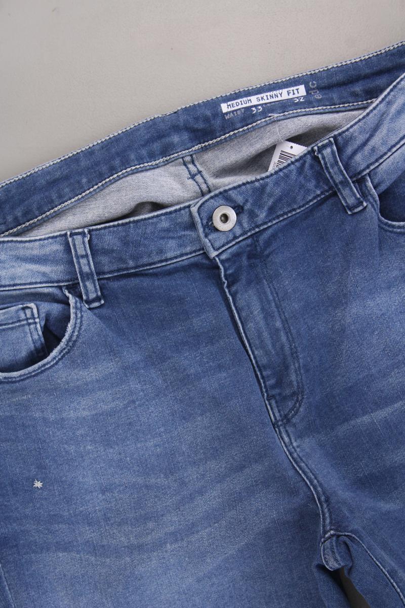 edc by Esprit Skinny Jeans Gr. W33/L32 neuwertig blau aus Baumwolle