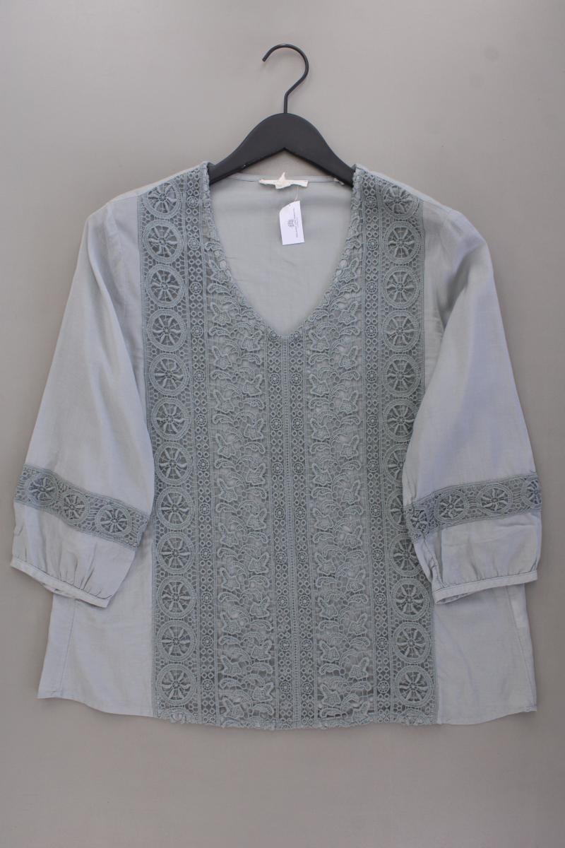 Esprit Classic Bluse Gr. XL neuwertig 3/4 Ärmel blau