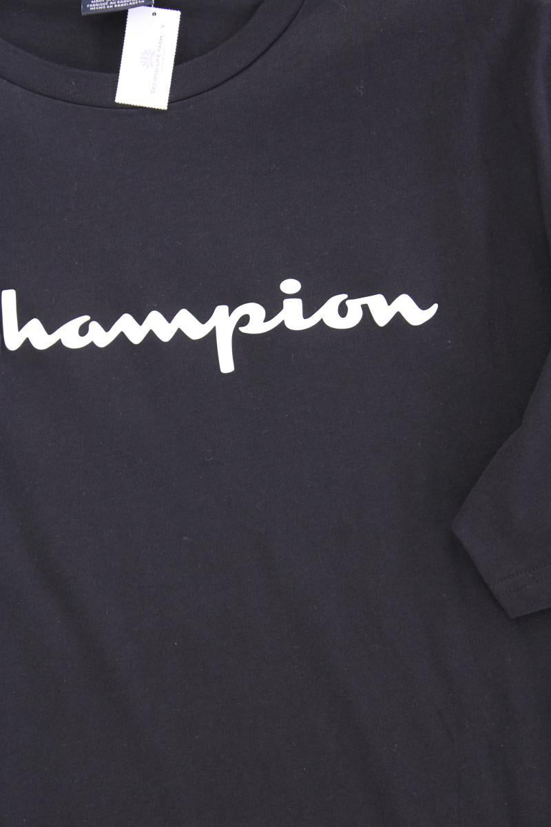 Champion Printshirt für Herren Gr. XXXL Kurzarm schwarz aus Baumwolle