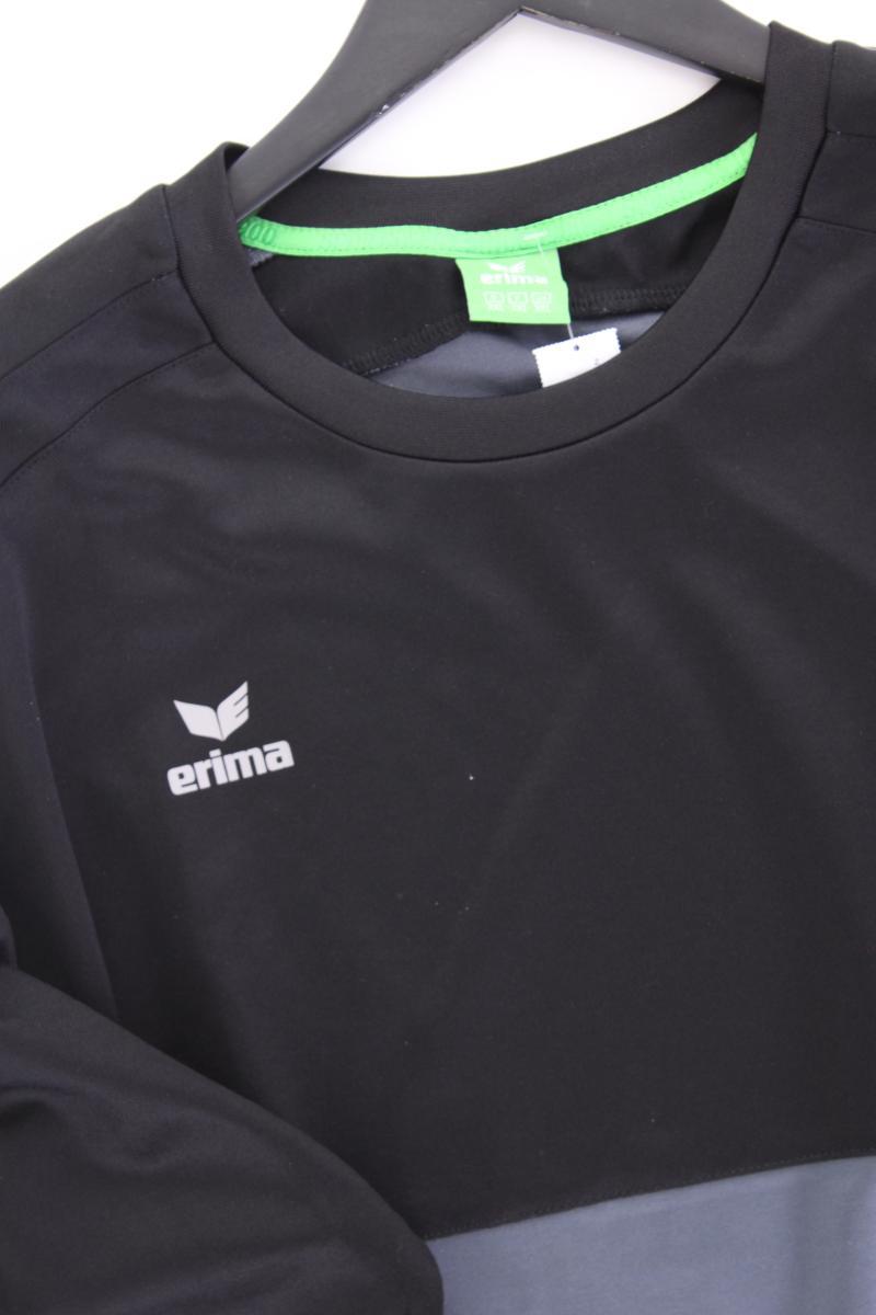 Erima Langarmpullover für Herren Gr. XXXL neuwertig grau aus Polyester