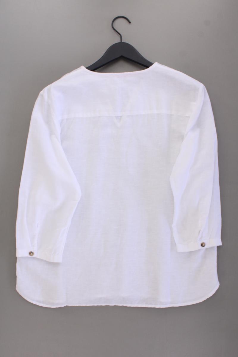 Esprit Classic Bluse Gr. 42 neuwertig 3/4 Ärmel weiß