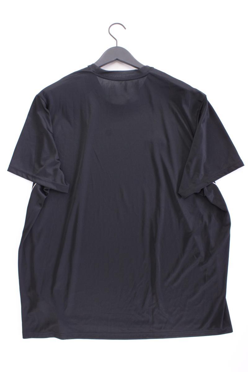 Adidas Sportshirt für Herren Gr. XXXL Kurzarm schwarz aus Polyester