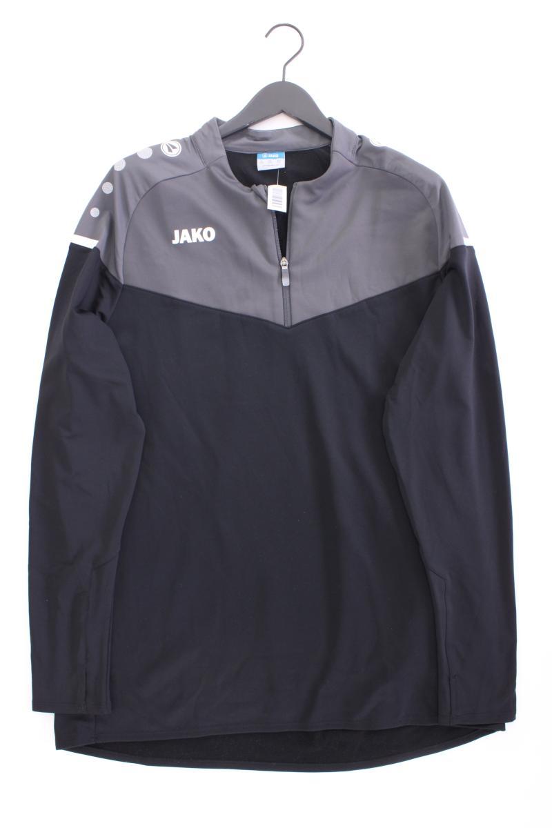 Jako Langarmpullover für Herren Gr. XXXL neuwertig schwarz aus Polyester