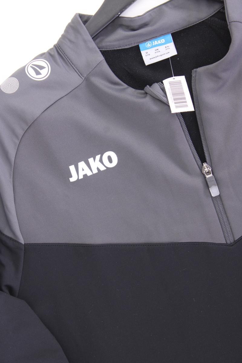 Jako Langarmpullover für Herren Gr. XXXL neuwertig schwarz aus Polyester