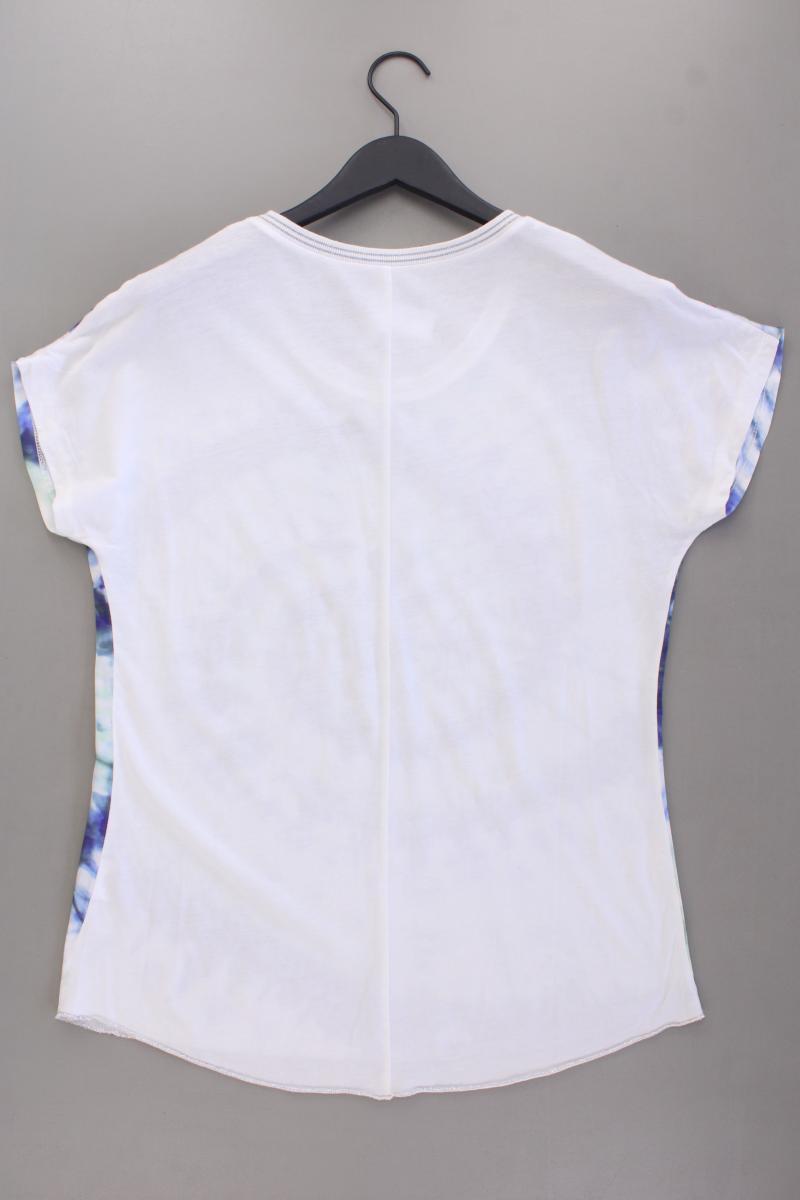 Key Largo Kurzarmbluse Gr. L mit Batikmuster blau