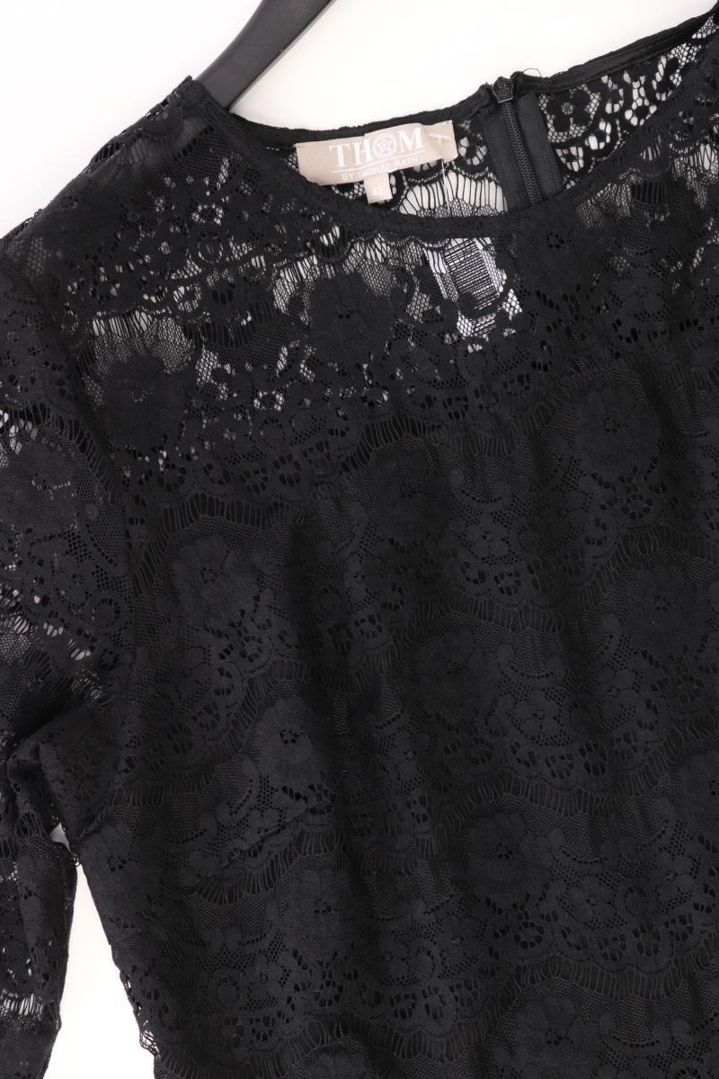 Thom by Thomas Rath Spitzenkleid Gr. 42 Langarm schwarz aus Polyester