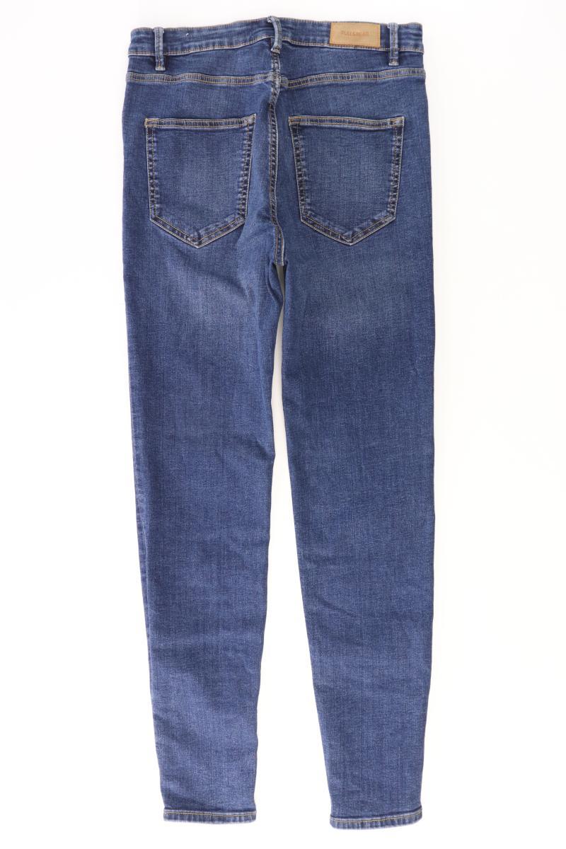 Pull&Bear Skinny Jeans Gr. 40 blau aus Baumwolle