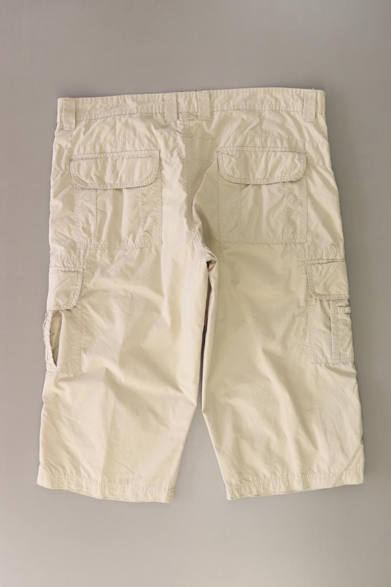 Engbers 3/4 Cargohose für Herren Gr. 52 creme aus Baumwolle