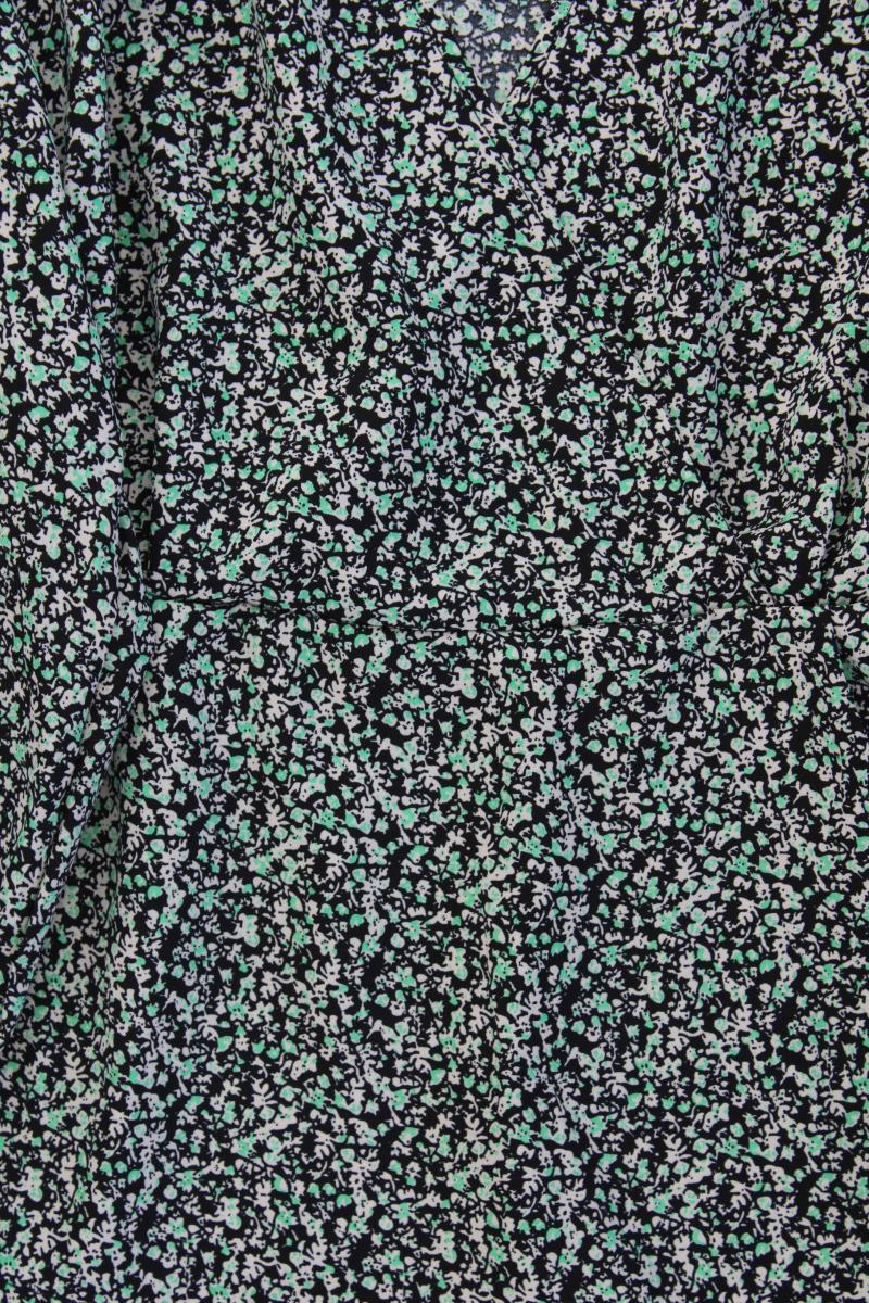 Only Bluse Gr. M mit Blumenmuster 3/4 Ärmel grün aus Polyester