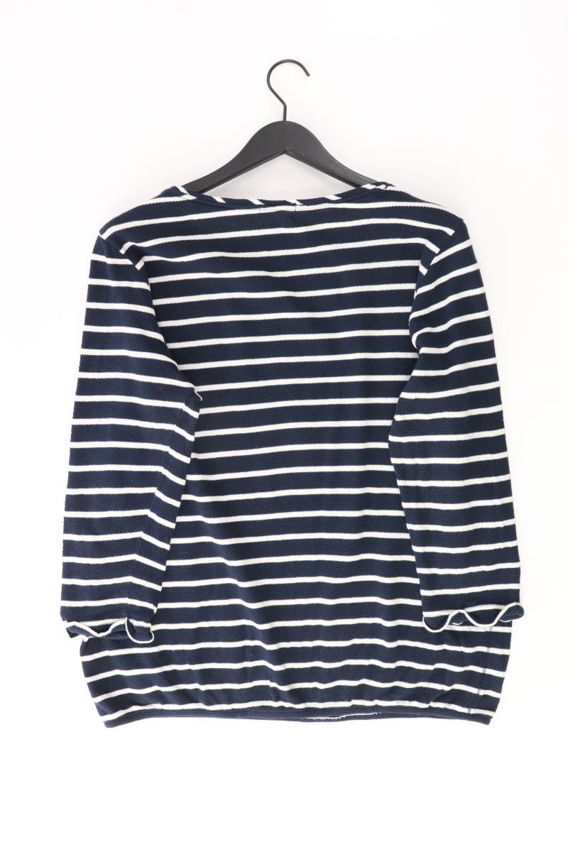 Cecil Feinstrickpullover Gr. XXL gestreift blau aus Baumwolle