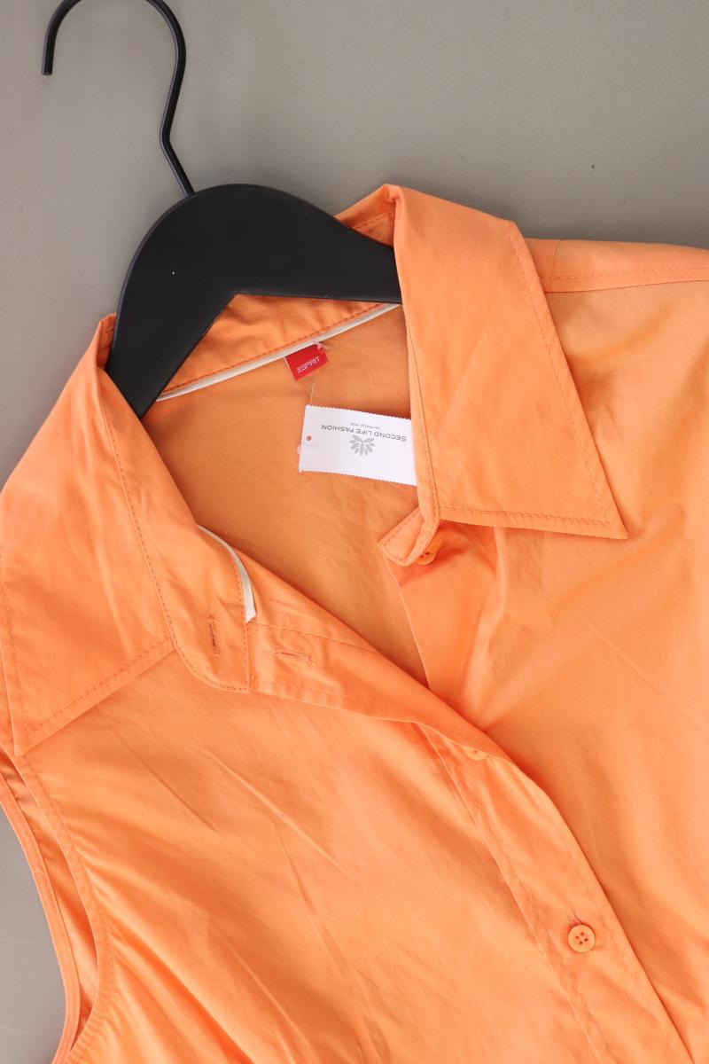 Esprit Ärmellose Bluse Gr. L orange aus Baumwolle