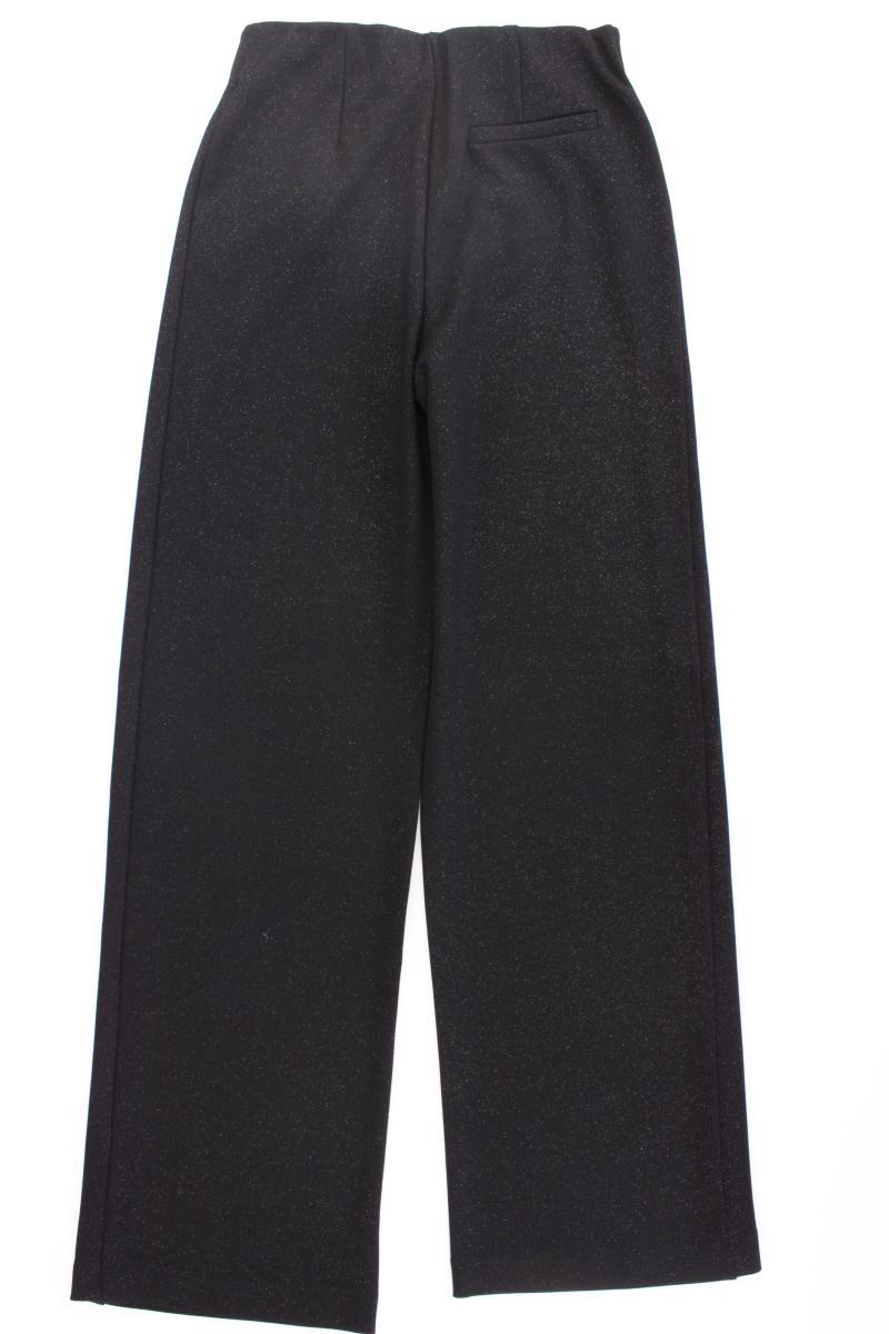 Gerry Weber Stoffhose Gr. 36 neuwertig mit Glitzer schwarz aus Viskose