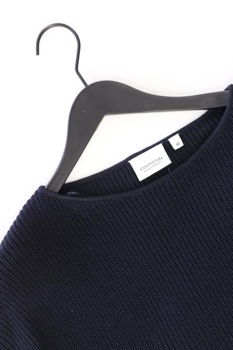 comma, Grobstrickpullover Gr. 40 blau