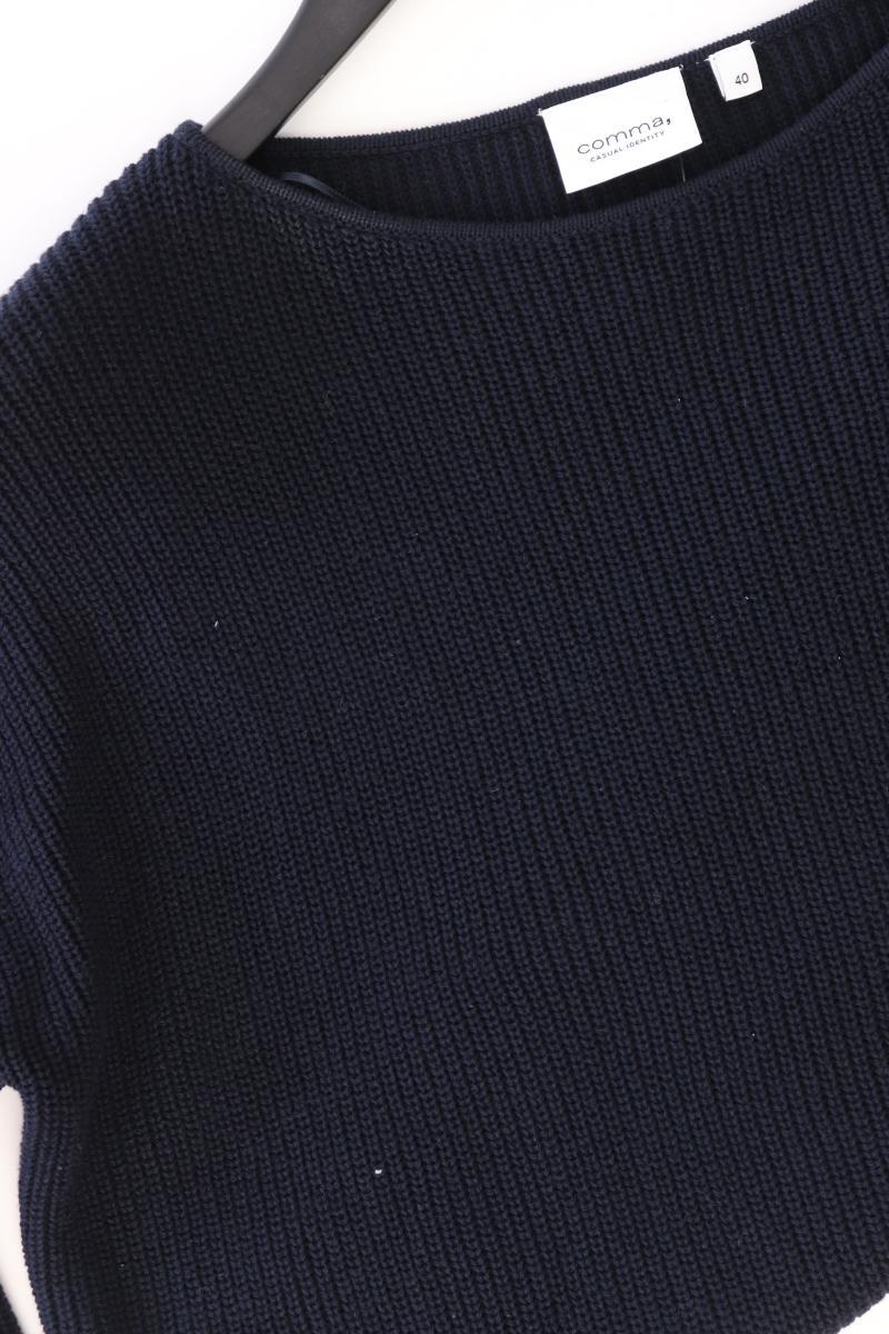 comma, Grobstrickpullover Gr. 40 blau