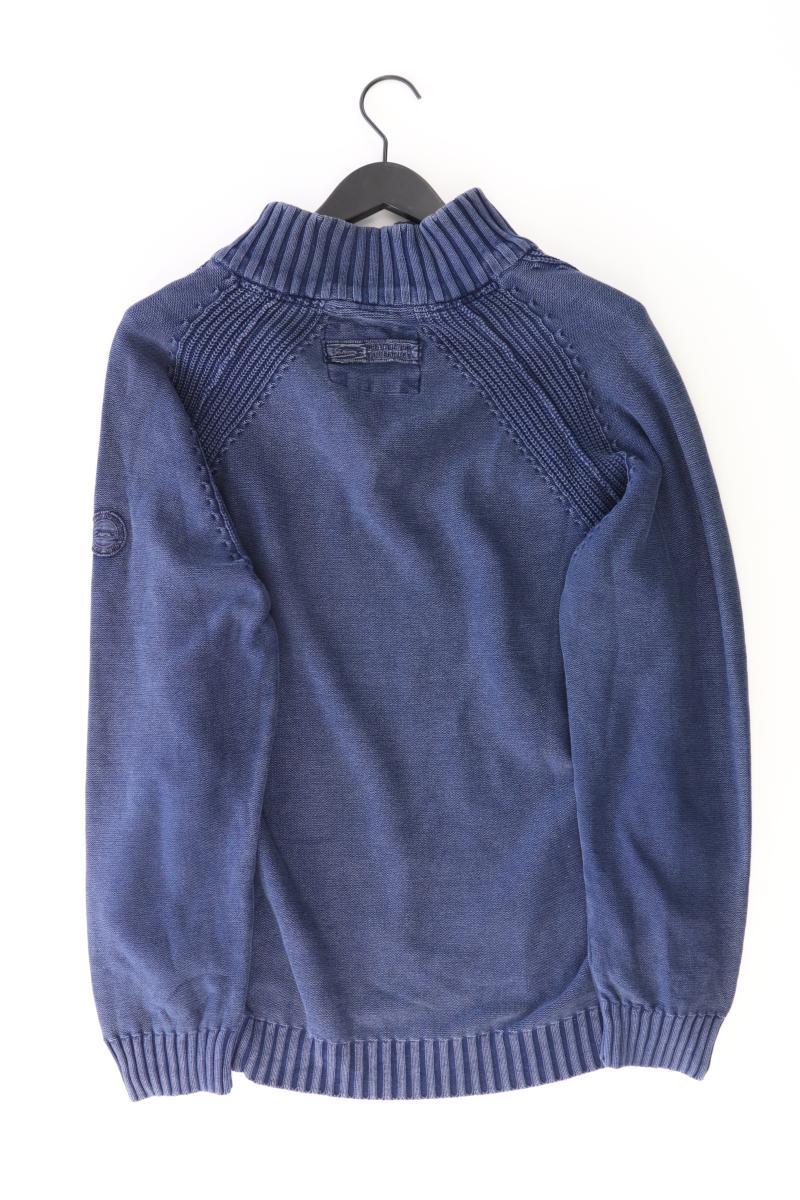 Engbers Feinstrickpullover Gr. XXL blau aus Baumwolle