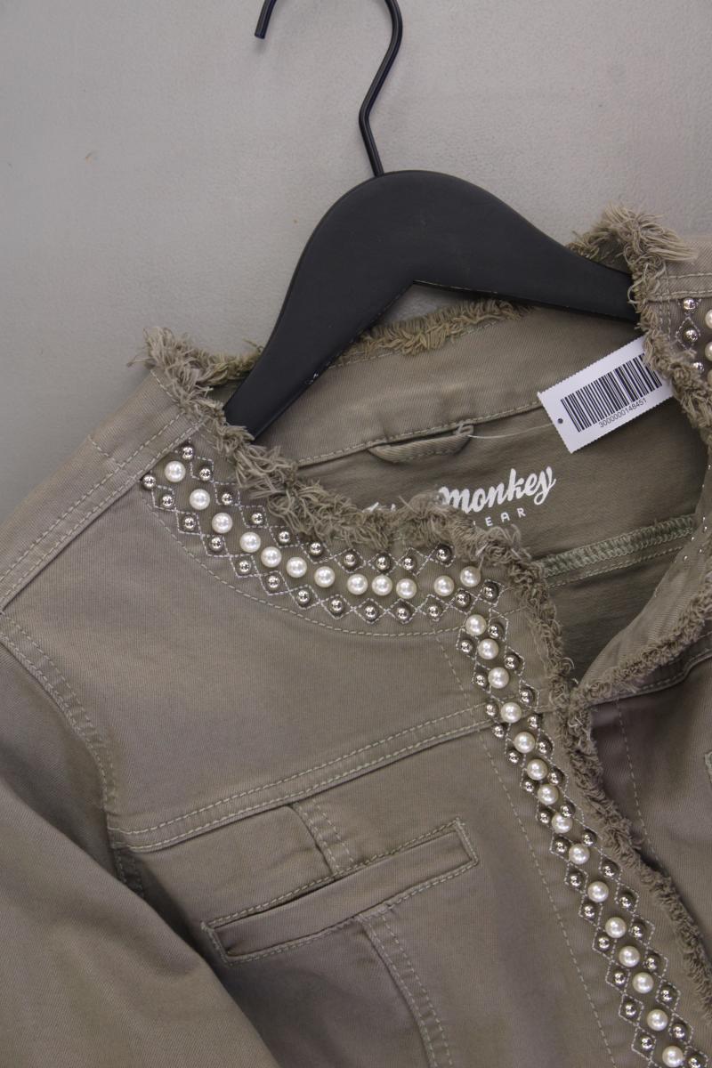 Blue Monkey Classic Jacke Gr. XL neuwertig olivgrün aus Baumwolle