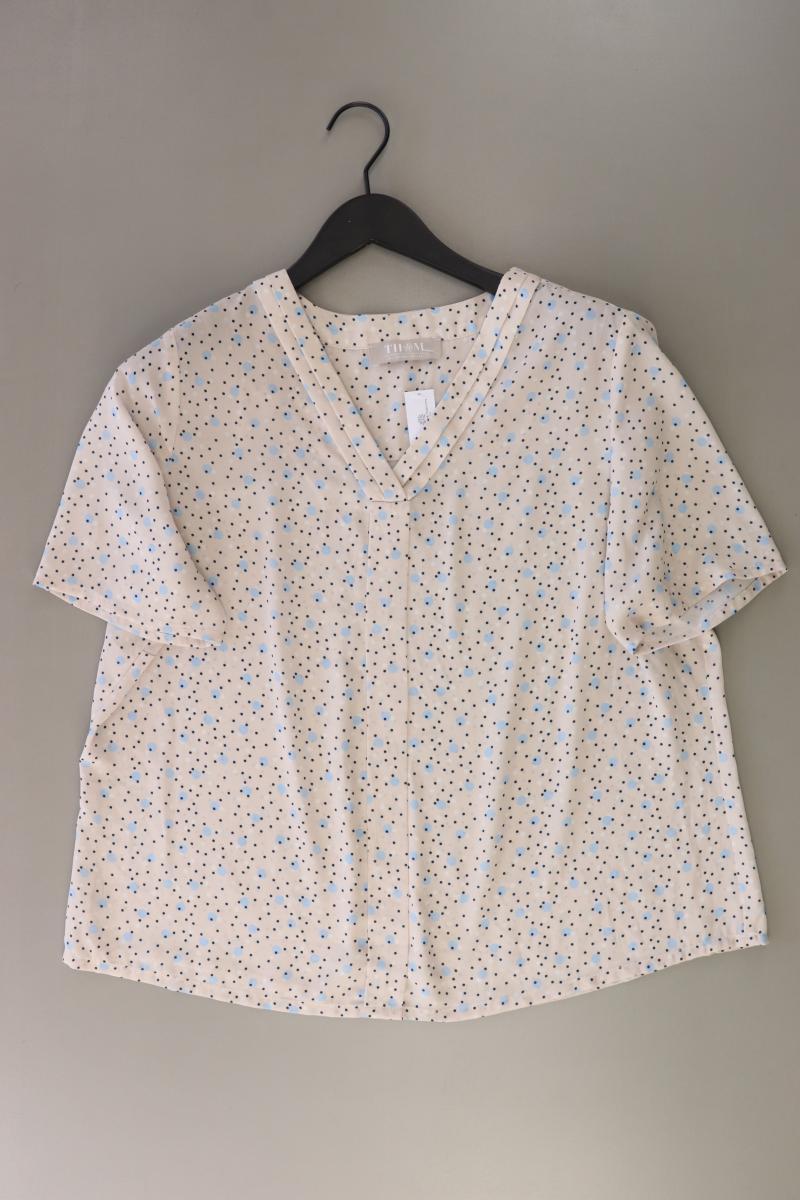 Thom by Thomas Rath Kurzarmbluse Gr. L gepunktet creme aus Polyester