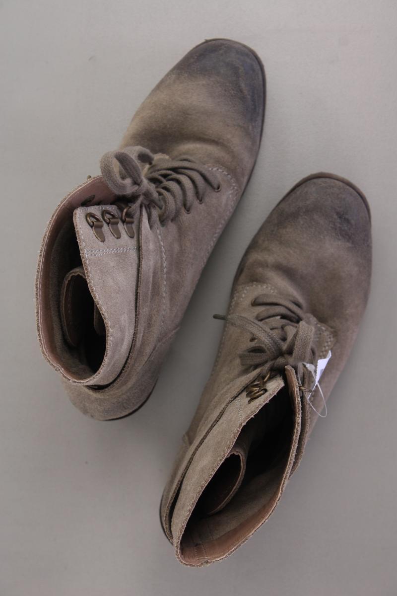 Geox Stiefeletten Gr. 40 grau aus Leder