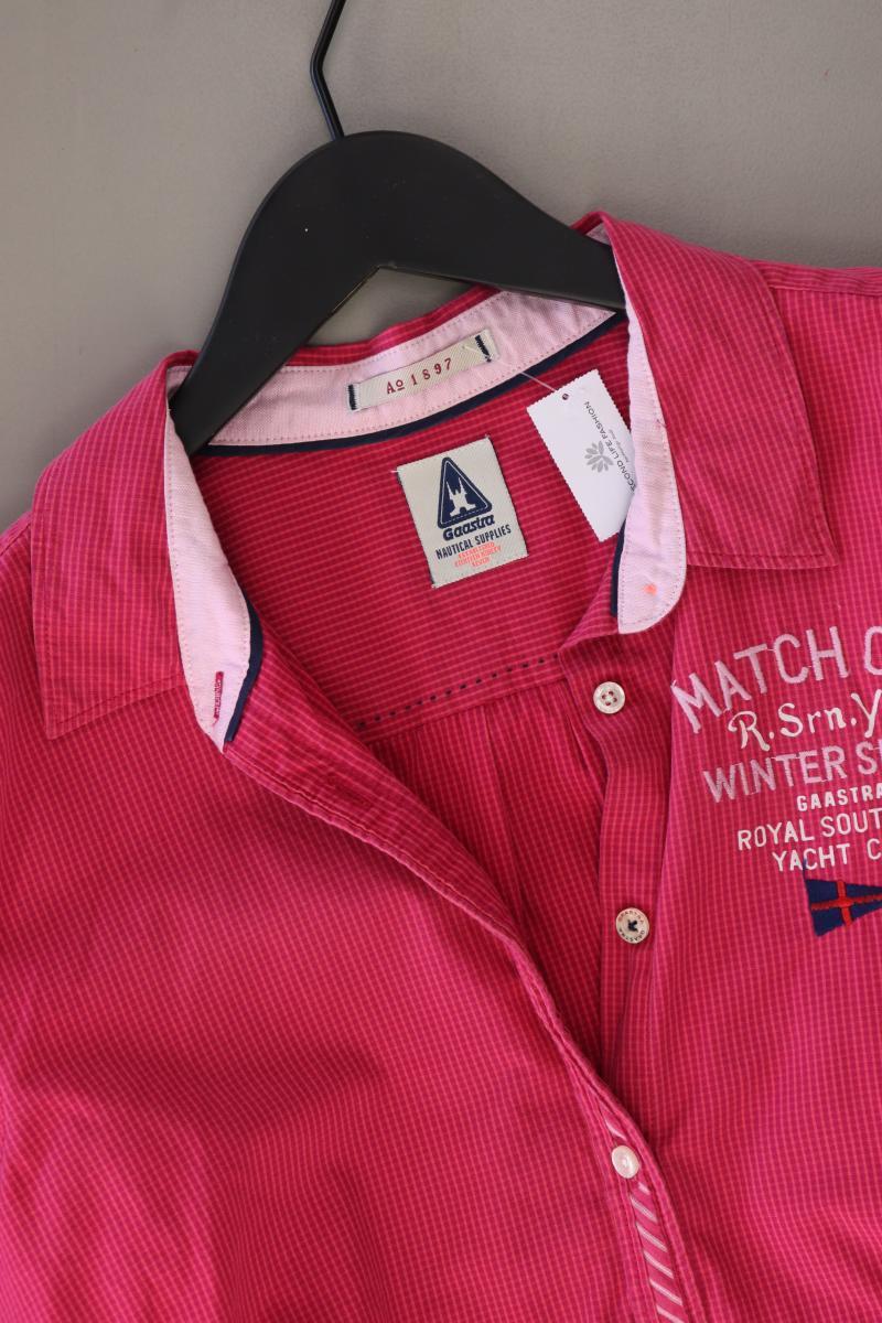 Gaastra Karobluse Gr. XL kariert Langarm pink aus Baumwolle