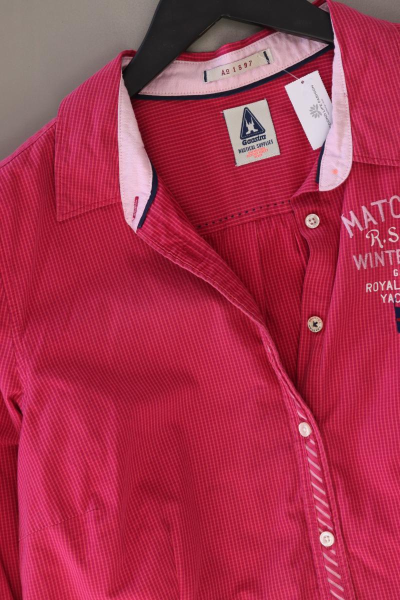 Gaastra Karobluse Gr. XL kariert Langarm pink aus Baumwolle
