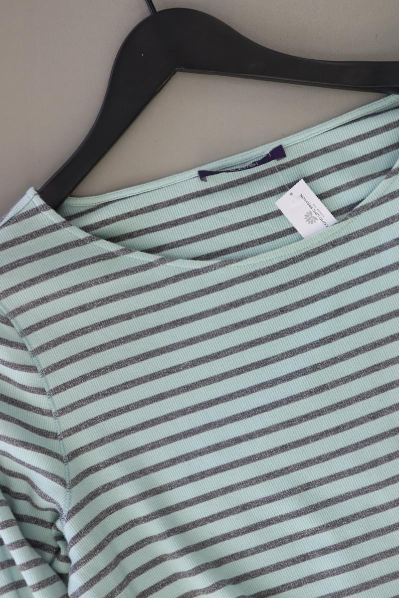 Laurèl Ringelshirt Gr. 44 gestreift Langarm türkis