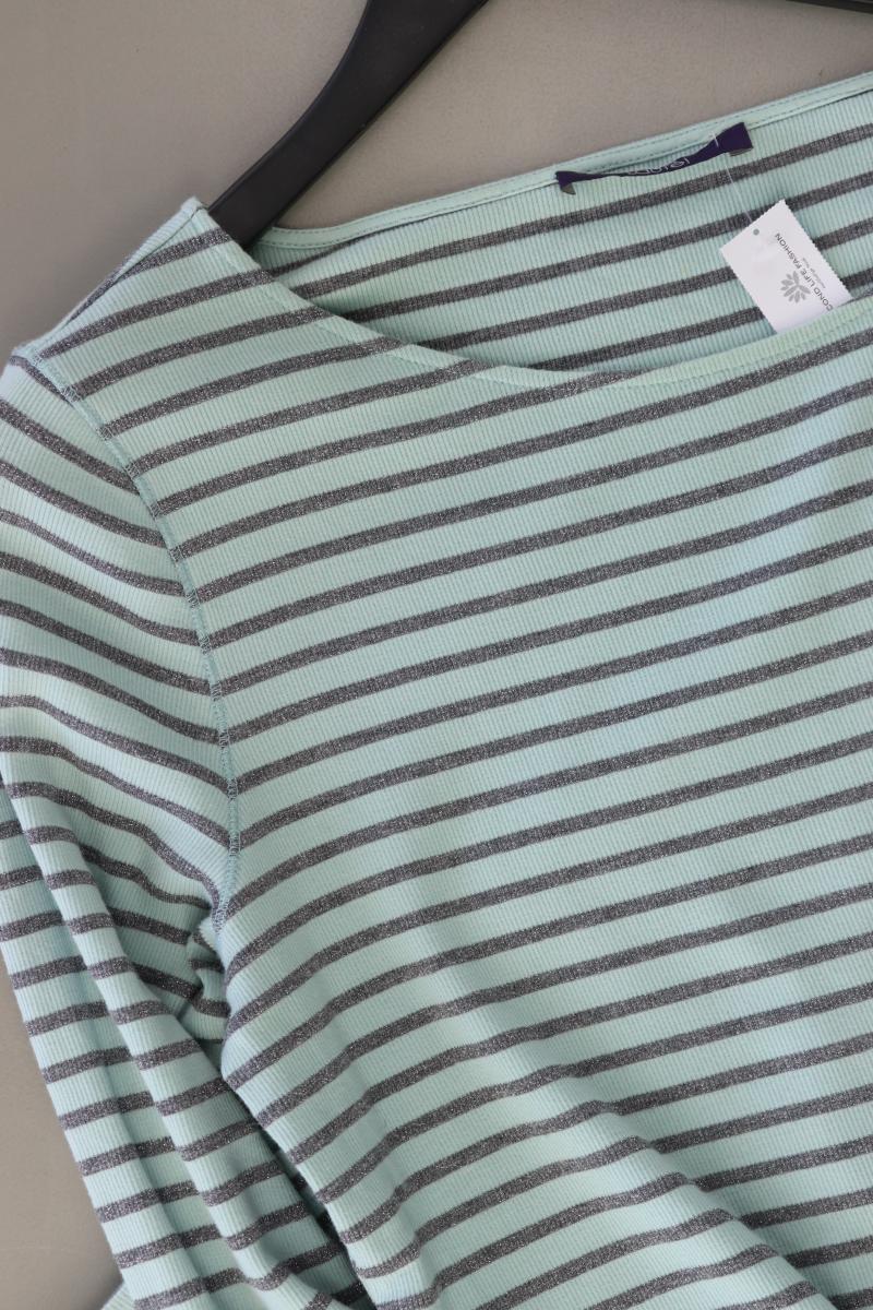 Laurèl Ringelshirt Gr. 44 gestreift Langarm türkis