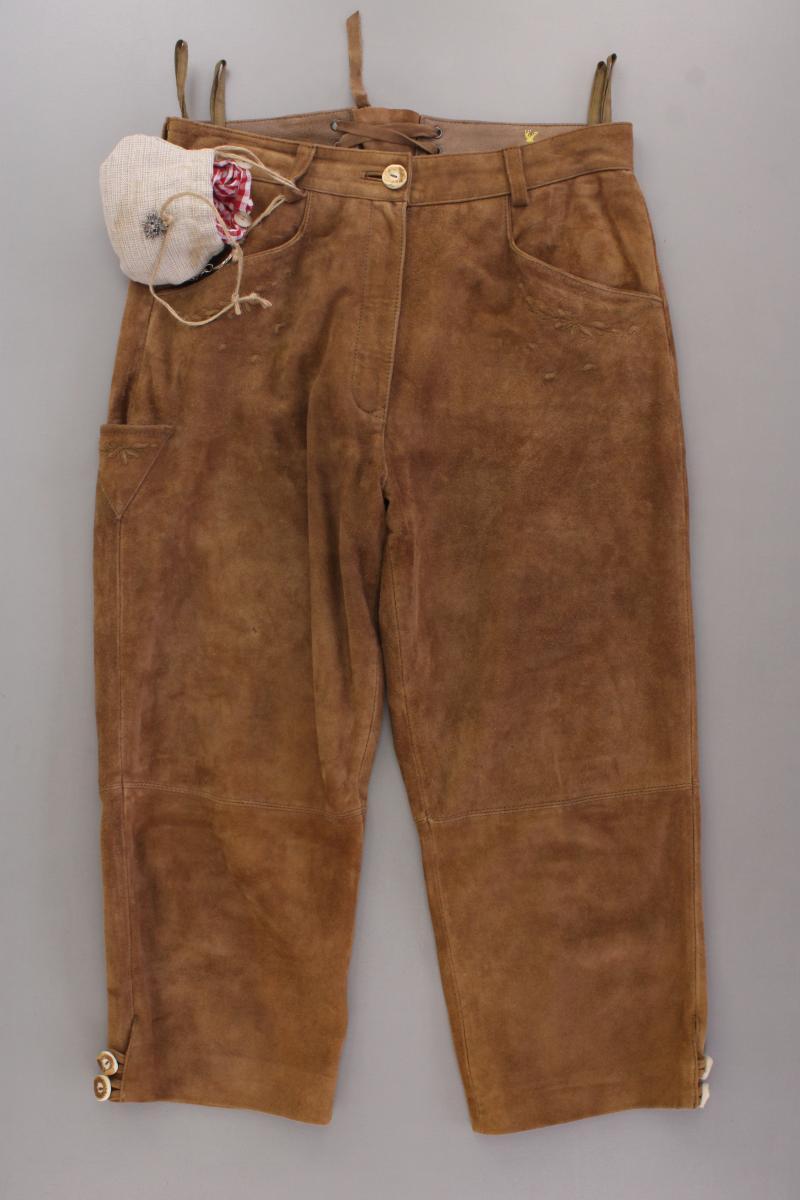 Almsach Lederhose Trachtenhose Gr. 38 braun