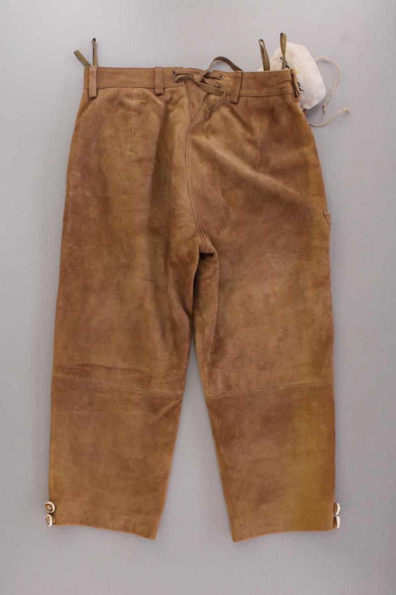 Almsach Lederhose Trachtenhose Gr. 38 braun