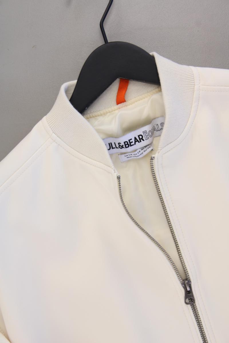 Pull&Bear Oversize Bomberjacke Gr. S/M creme aus Polyester