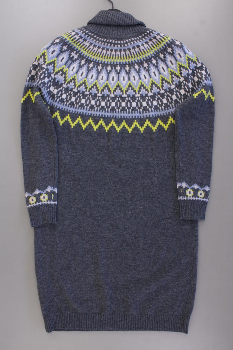 Boden Wollkleid Gr. 38 mit Faire-Isle-Muster neuwertig Langarm grau