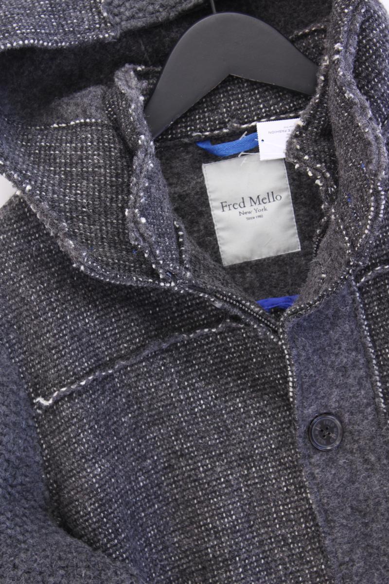 Fred Mello Wolljacke für Herren Gr. XL grau