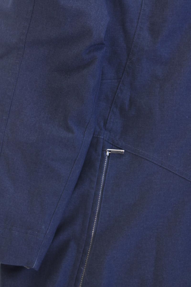 Schöffel Kapuzenmantel Gr. 52 neuwertig blau aus Polyester