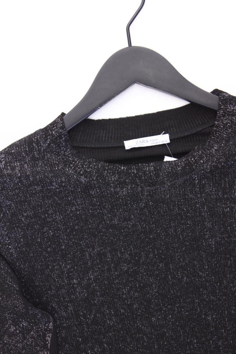 Zara T-Shirt Gr. S Kurzarm grau