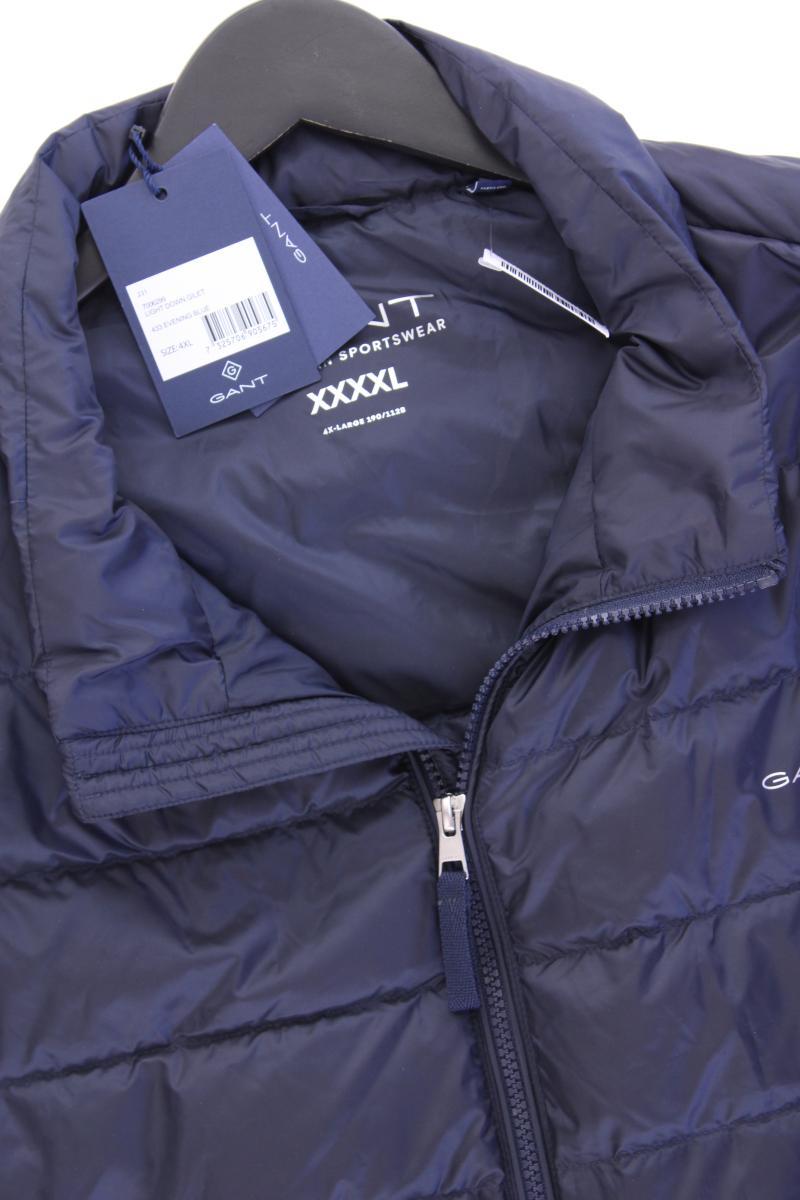 Gant Daunenweste Gr. 4XL für Herren Gr. XXXL neu mit Etikett blau aus Polyester