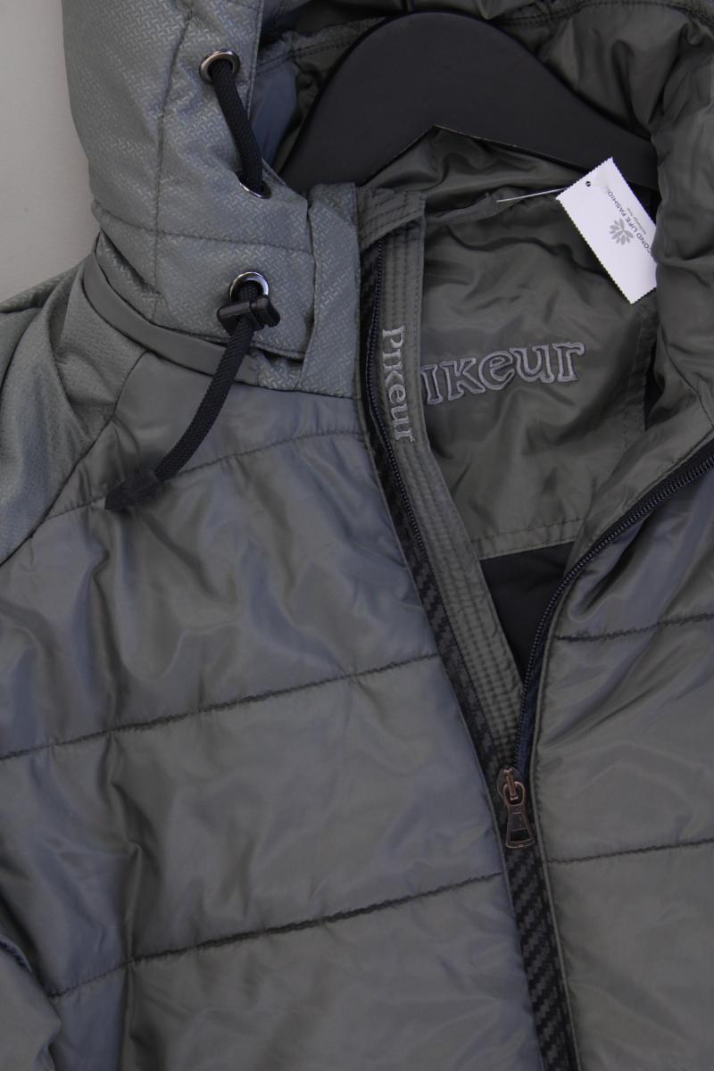 Pikeur Kapuzenjacke für Herren Gr. 48 neuwertig grau aus Polyester