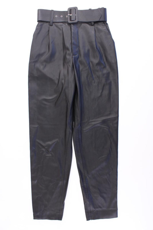 Zara Kunstlederhose Gr. XS neuwertig schwarz aus Polyurethan