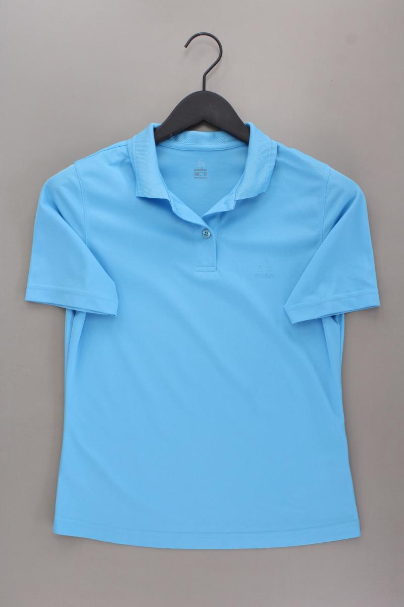 Odlo Poloshirt Gr. S neuwertig Kurzarm türkis aus Polyester