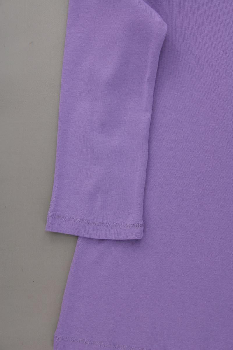 Montego Slim Shirt Gr. S neuwertig 3/4 Ärmel lila aus Baumwolle