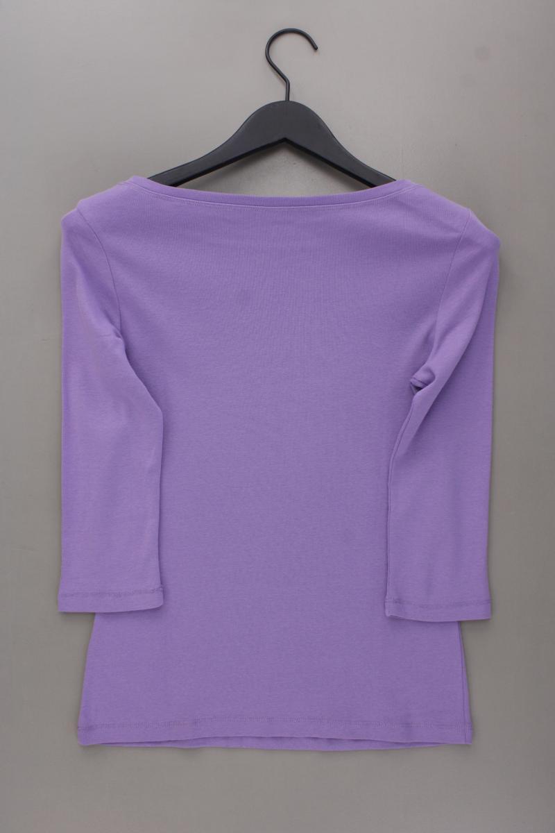 Montego Slim Shirt Gr. S neuwertig 3/4 Ärmel lila aus Baumwolle