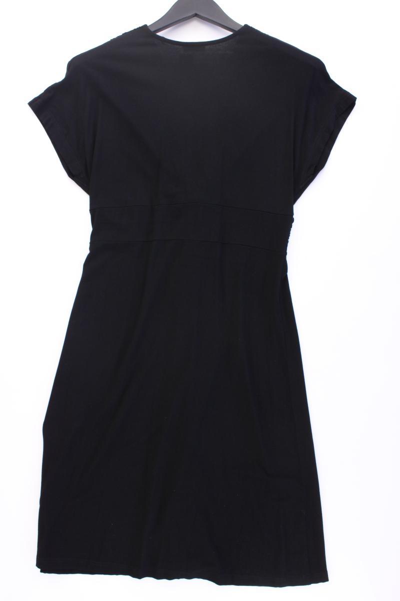Esprit Collection Jerseykleid Gr. L Kurzarm schwarz aus Viskose