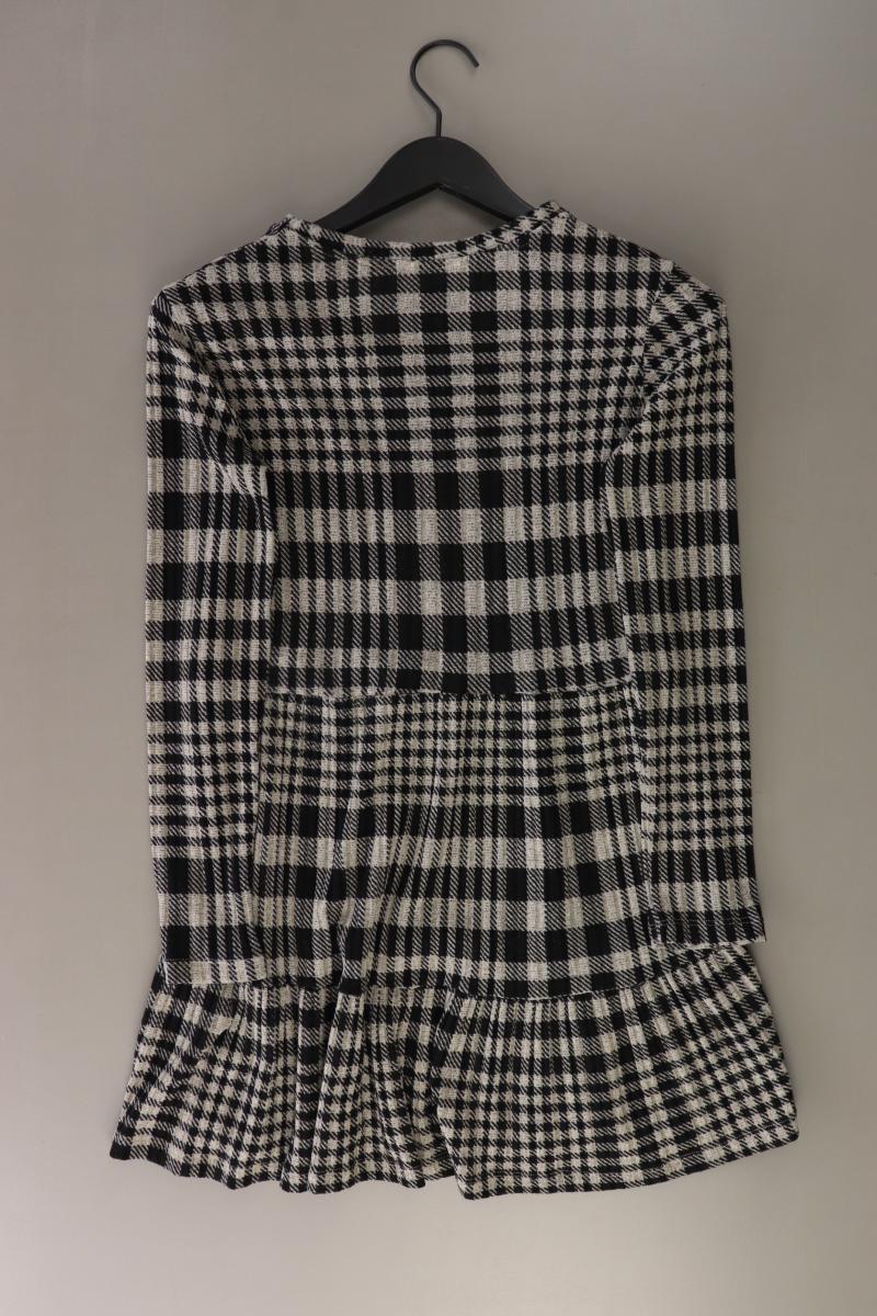 Zara Langarmkleid Gr. S kariert grau