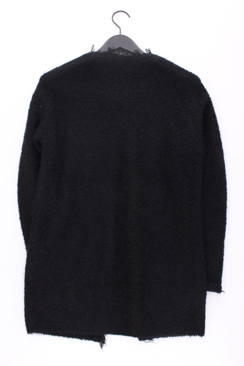 Geisha Strickjacke Gr. 36 Langarm schwarz aus Nylon