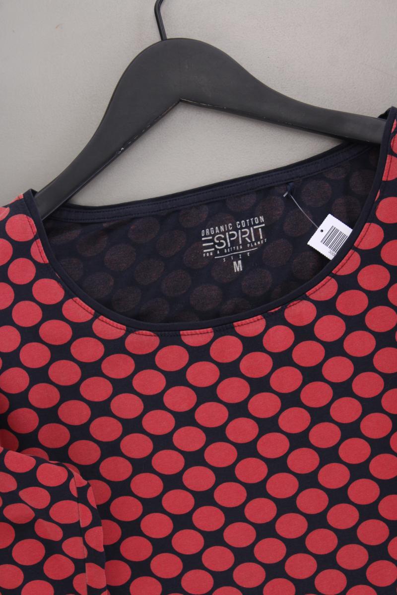 Esprit Classic Shirt Gr. M gepunktet 3/4 Ärmel rot aus Baumwolle