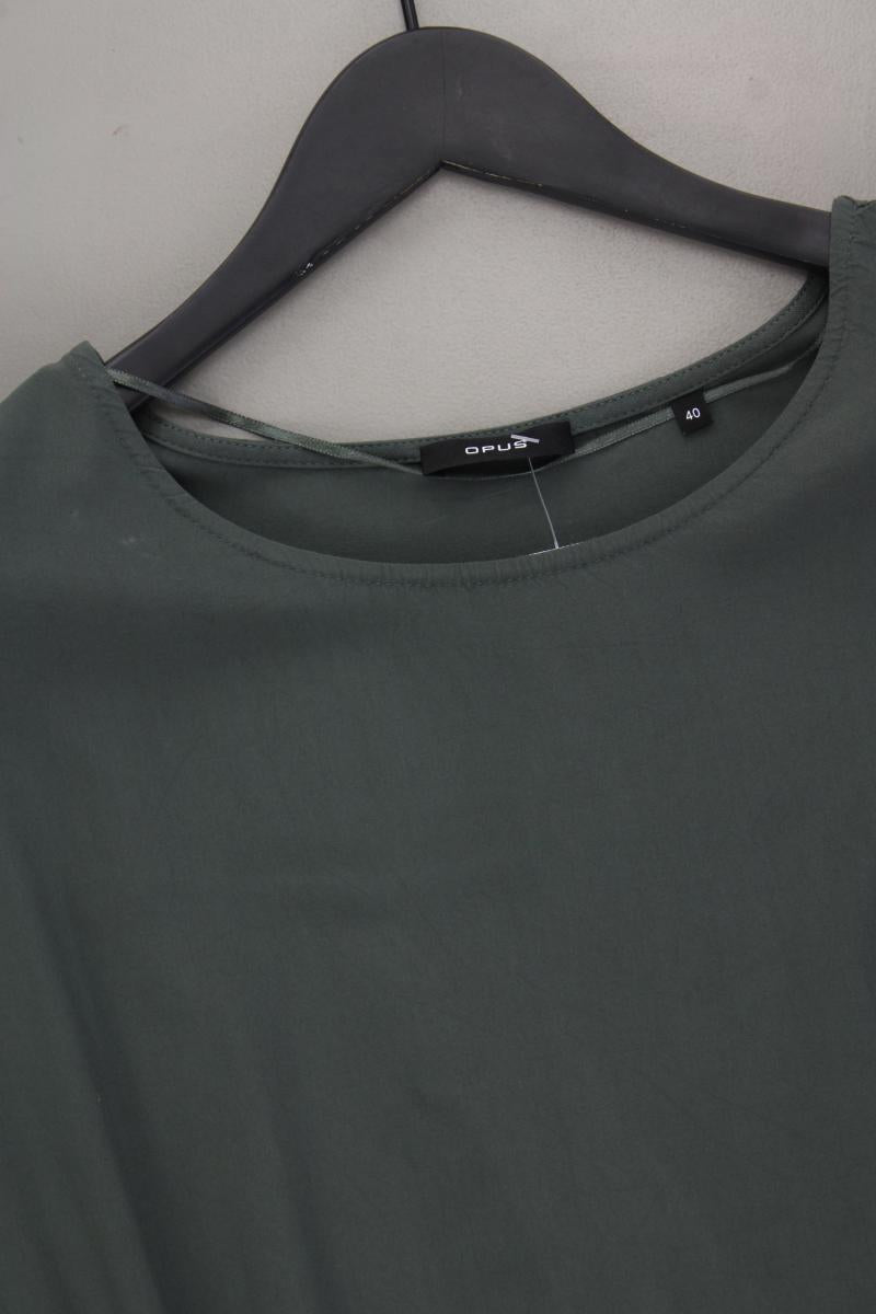 Opus Bluse Modell Skita Soft Gr. 40 Kurzarm grün aus Viskose
